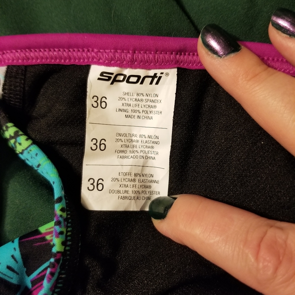NWOT Sporti Competition Athletic One Piece Swimsuit - Picture 4 of 4